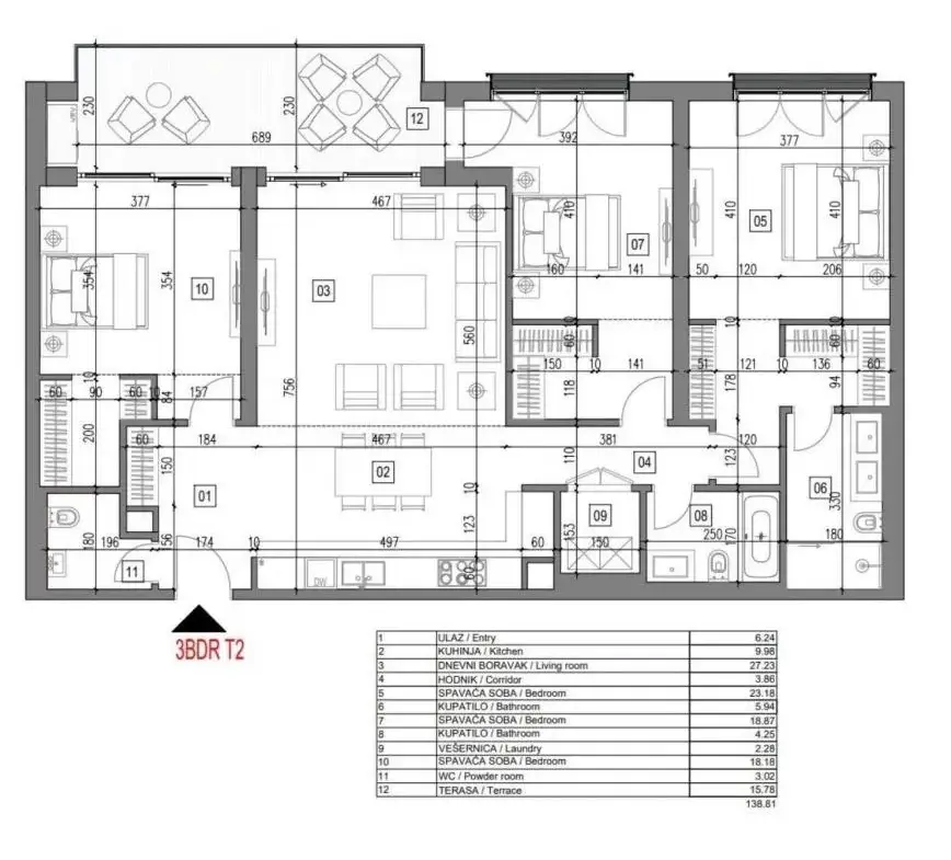 Four-bedroom apartment in BW Victoria with an unforgettable river view