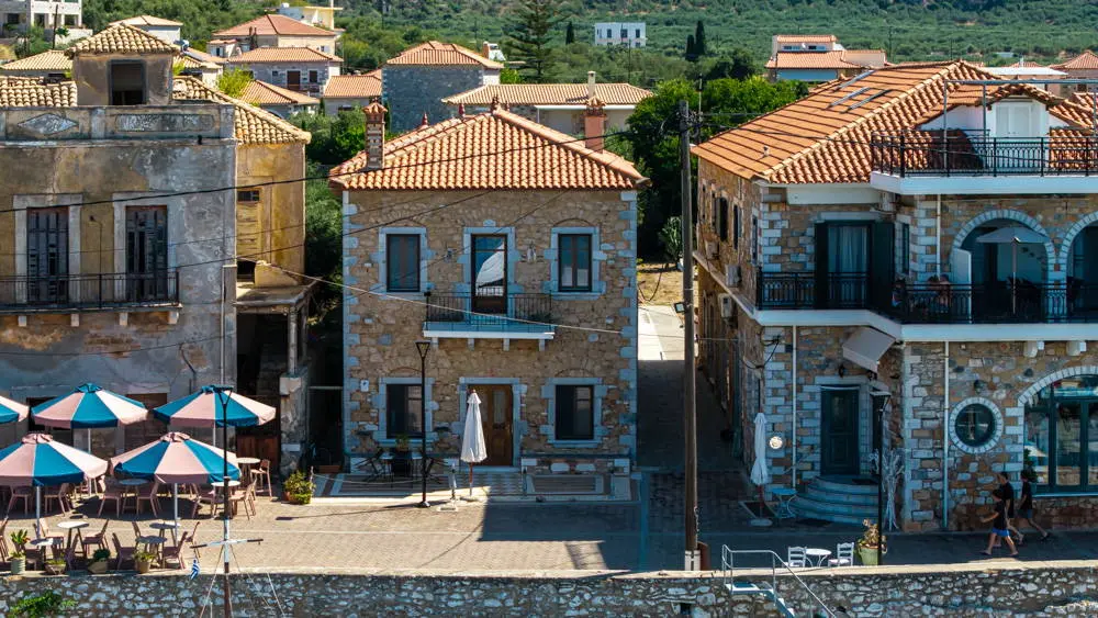 Historic waterfront property with boutique hotel development potential in Agios Nikolaos, Mani