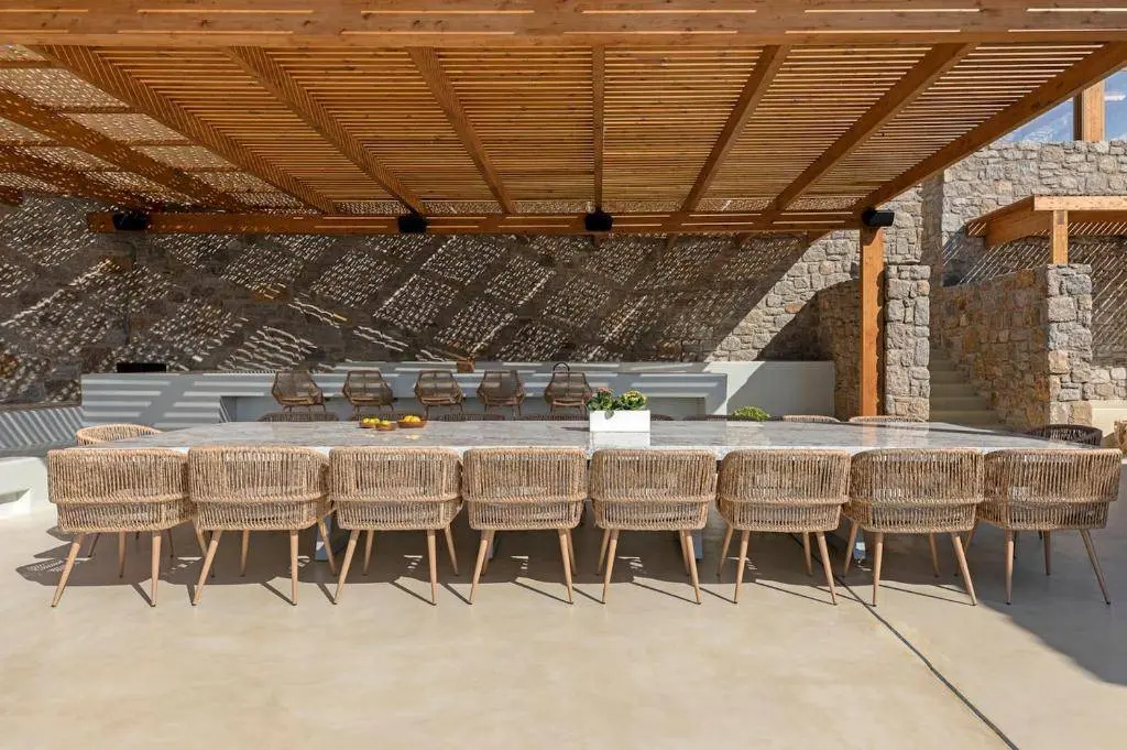 Exclusive Mykonian retreat with sunset views near Mykonos Town