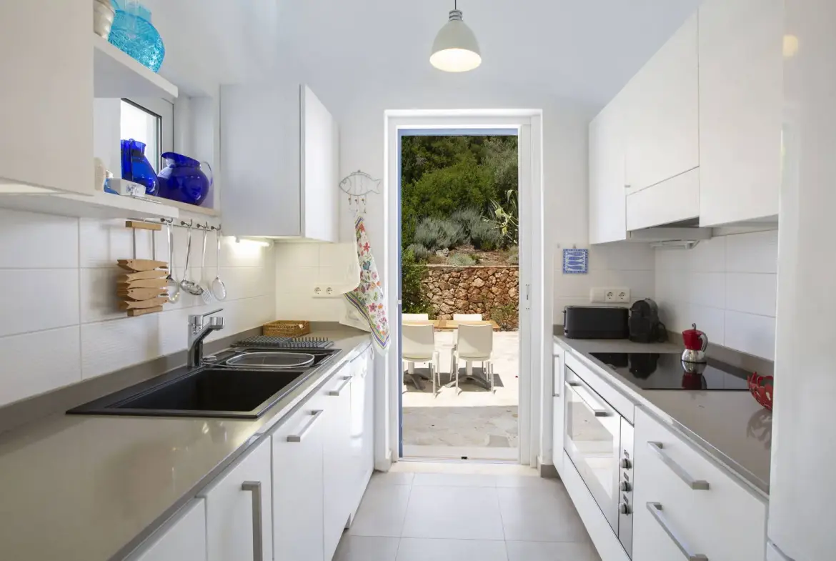 Τwo seafront villas with private sea access & pools in Sivota, Lefkada