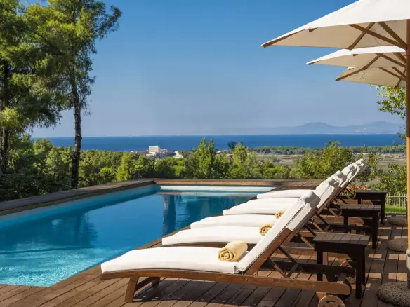 Sea view luxury villa with a private pool