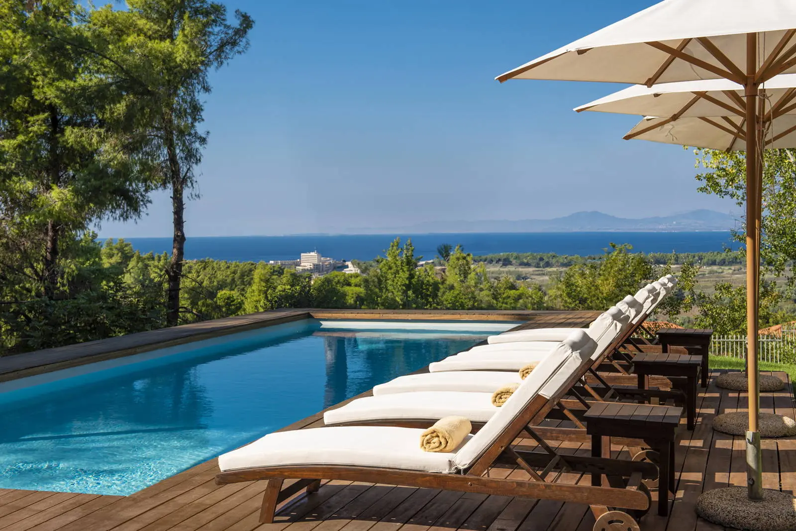 Sea view luxury villa with a private pool
