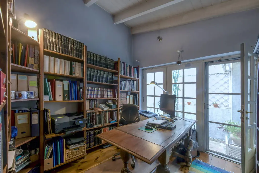 Historic house in Plaka with stunning courtyard and Acropolis view