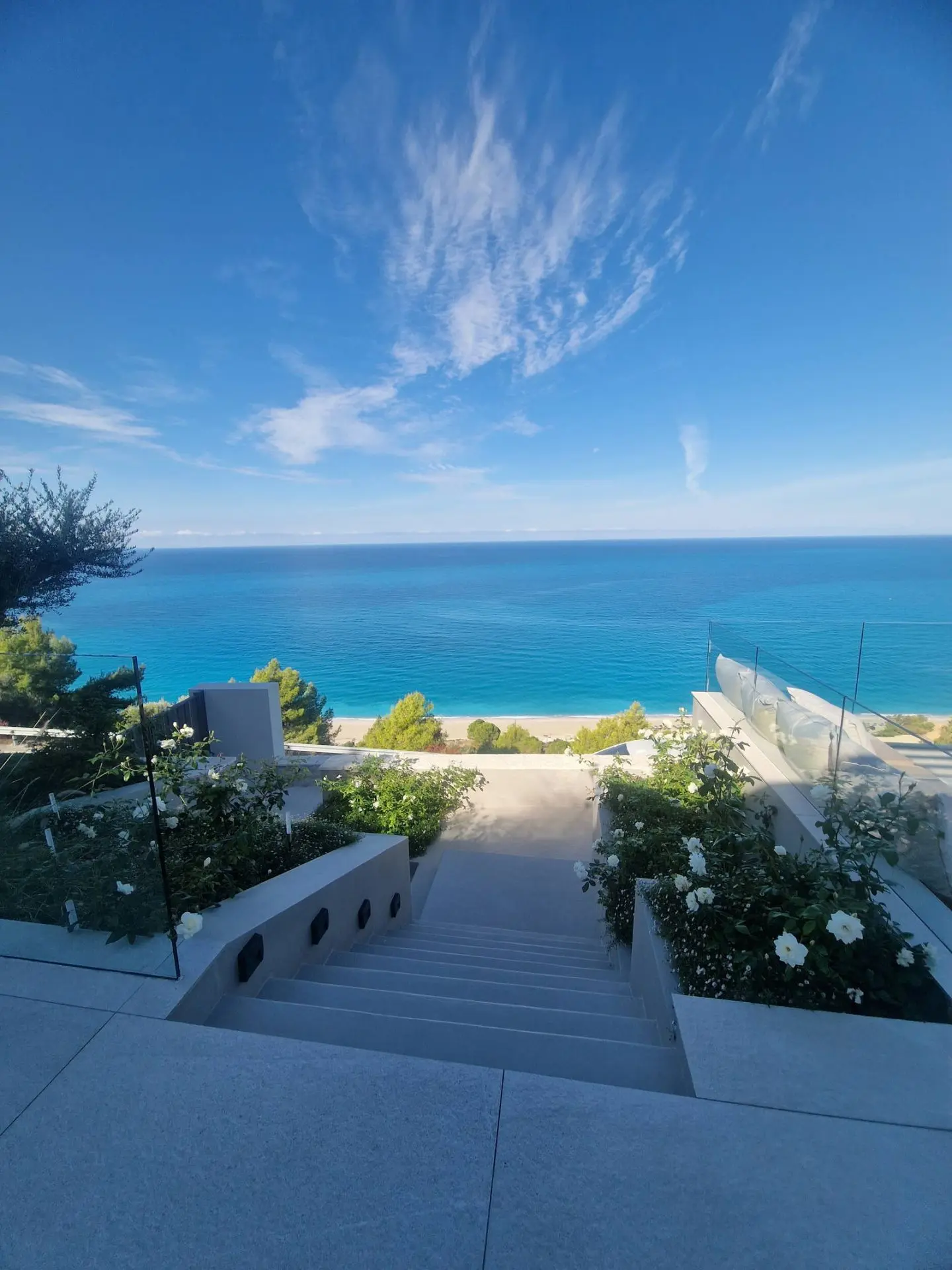Ultra-luxury sunset cave villa above Kathisma Beach, Lefkada