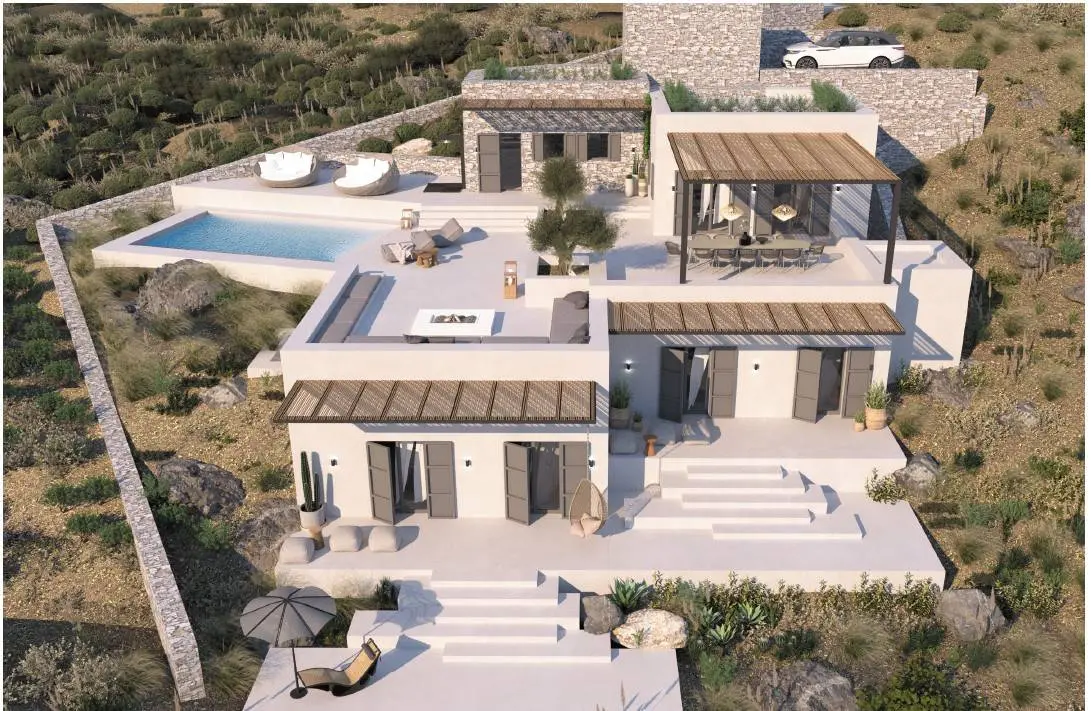 Wonderful villa with a panoramic view in Antiparos