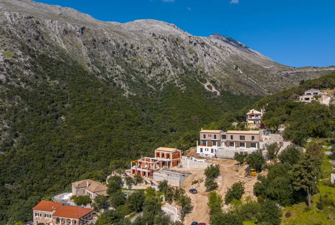 Luxury seaview villa with pool in Vigglatouri , Corfu