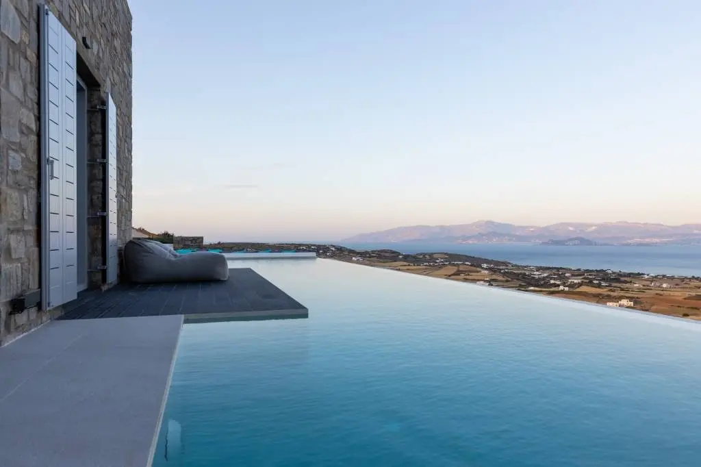 Beautiful luxury villa with sea view, Paros
