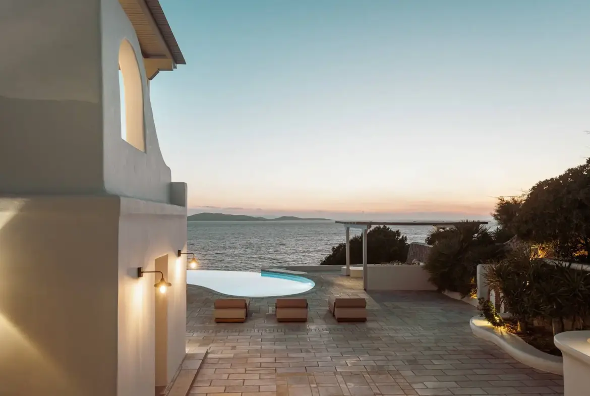 Exclusive Mykonos Villa with Private Sea Access