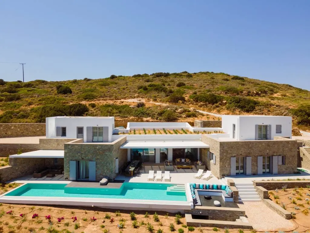 Beautiful luxury villa with sea view, Paros