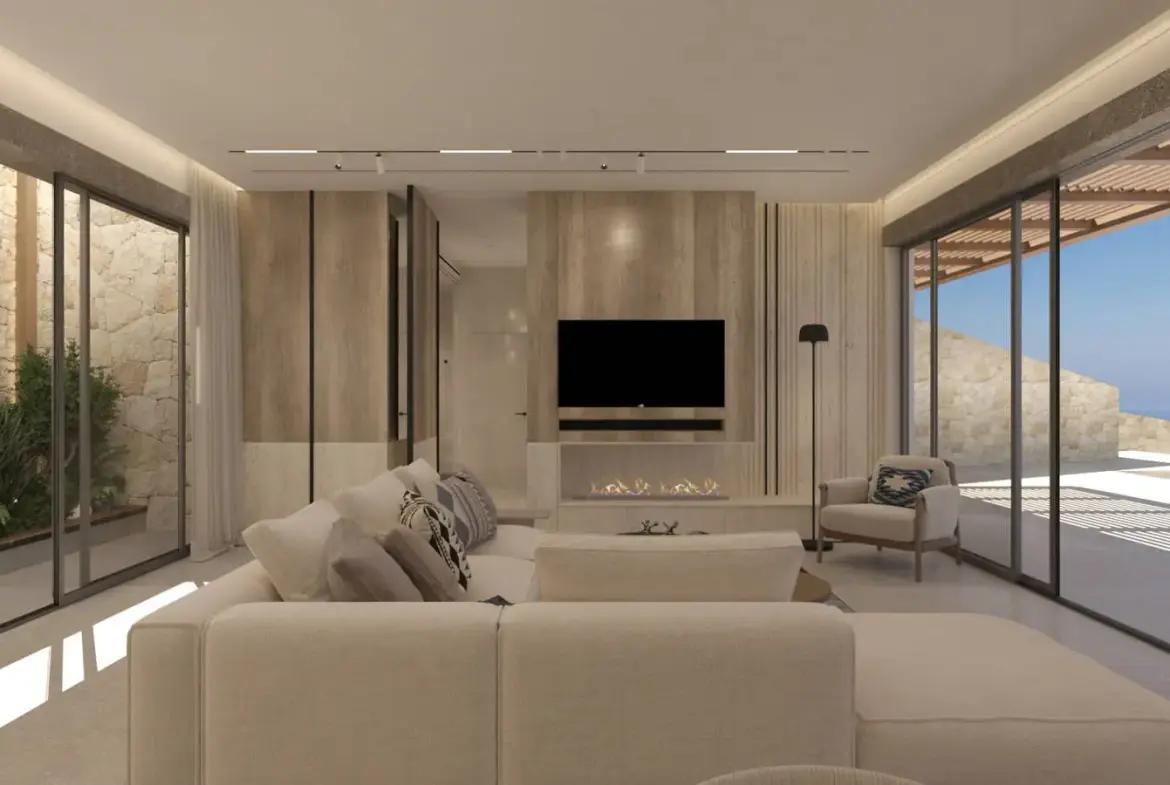 Ultra-Luxury Sunset Cave Villa Above Kathisma Beach