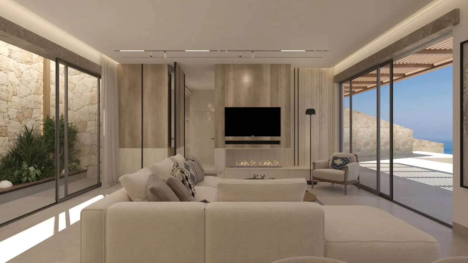 Ultra-Luxury Sunset Cave Villa Above Kathisma Beach