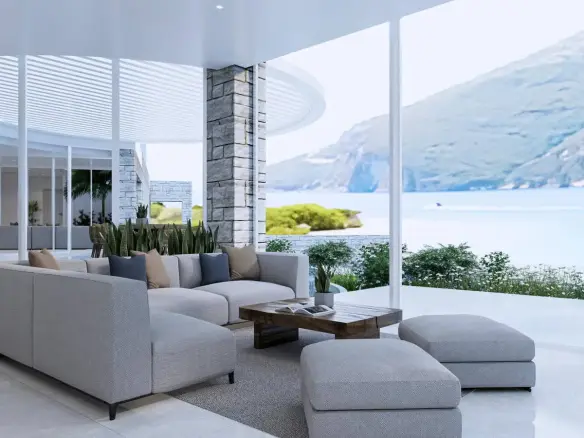 The Ionian Passage – Off-plan beachfront villa with private pontoon in Lefkada