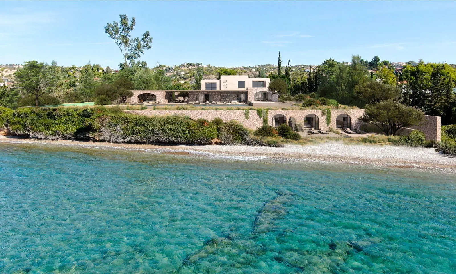 bh-6f3f6dc0eac5 Villa Kyma – 723 sq.m. beachfront estate with private beach in Porto Heli