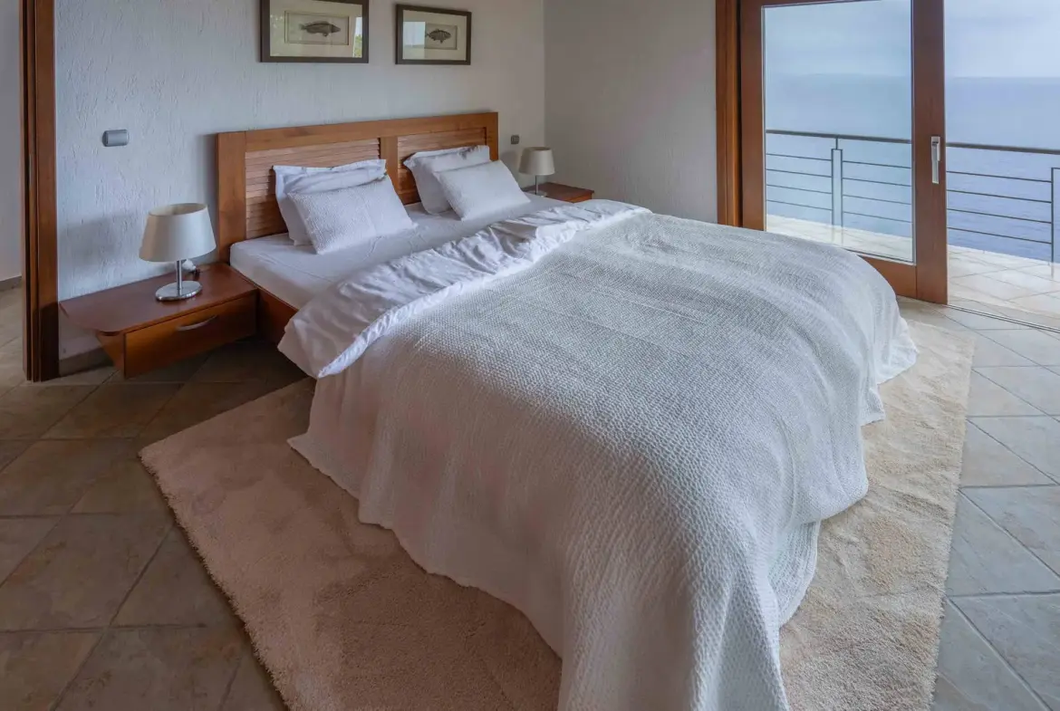 Seafront villa with spa and panoramic views in Pera Melana, Arcadia