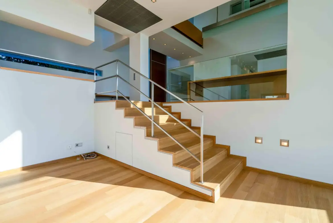 Unique architectural villa with sea views in Voula