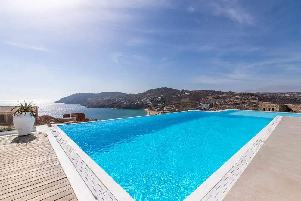 Myconian Villa with Pool and Stunning Sea View