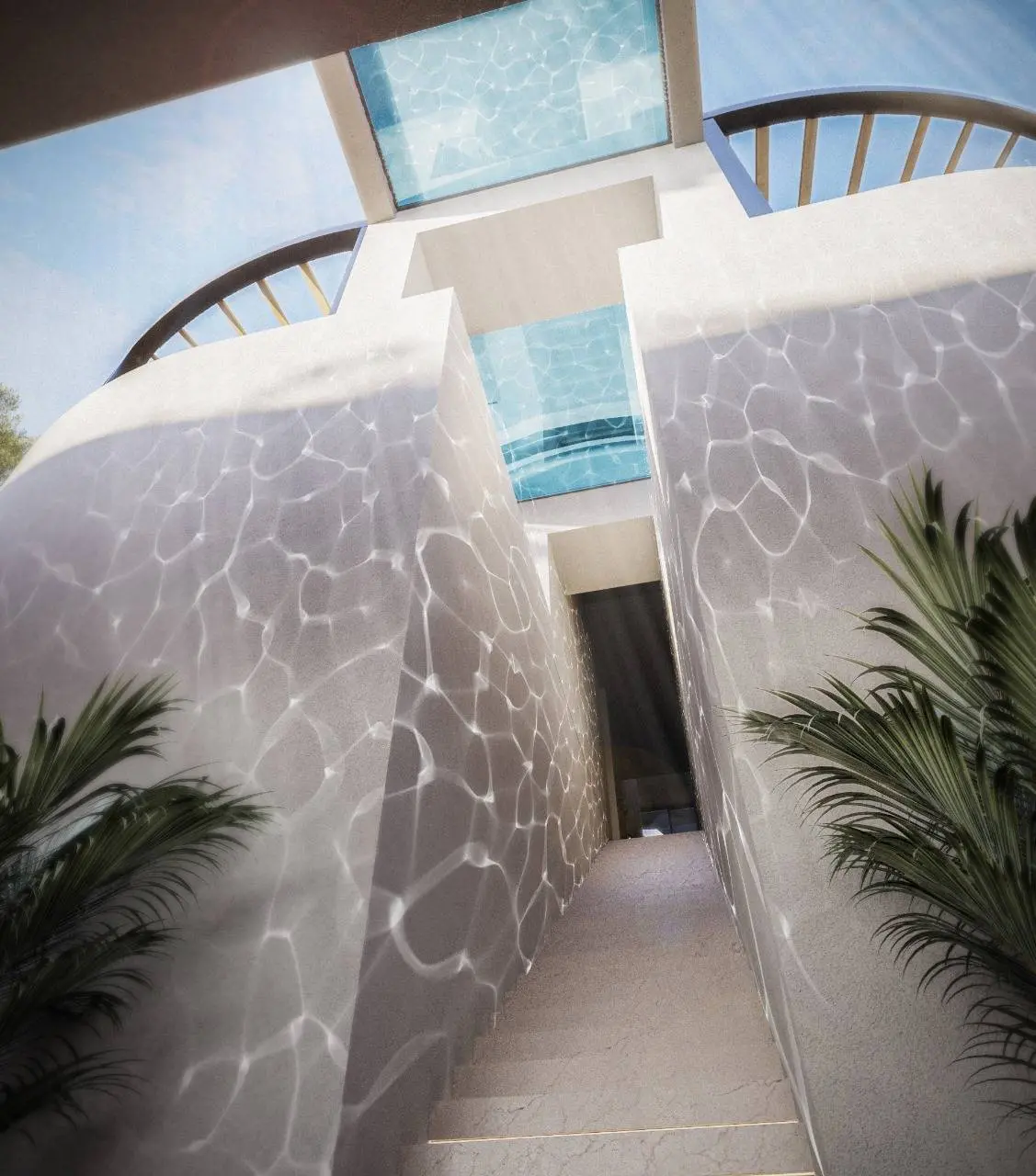 Luxury Off-Plan Villa with Suspended Walkway above Egremni, Lefkada