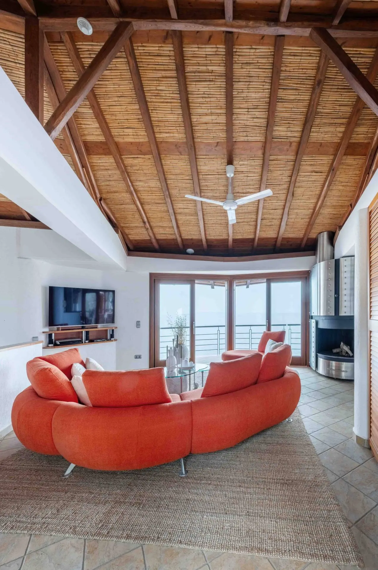 Seafront villa with spa and panoramic views in Pera Melana, Arcadia