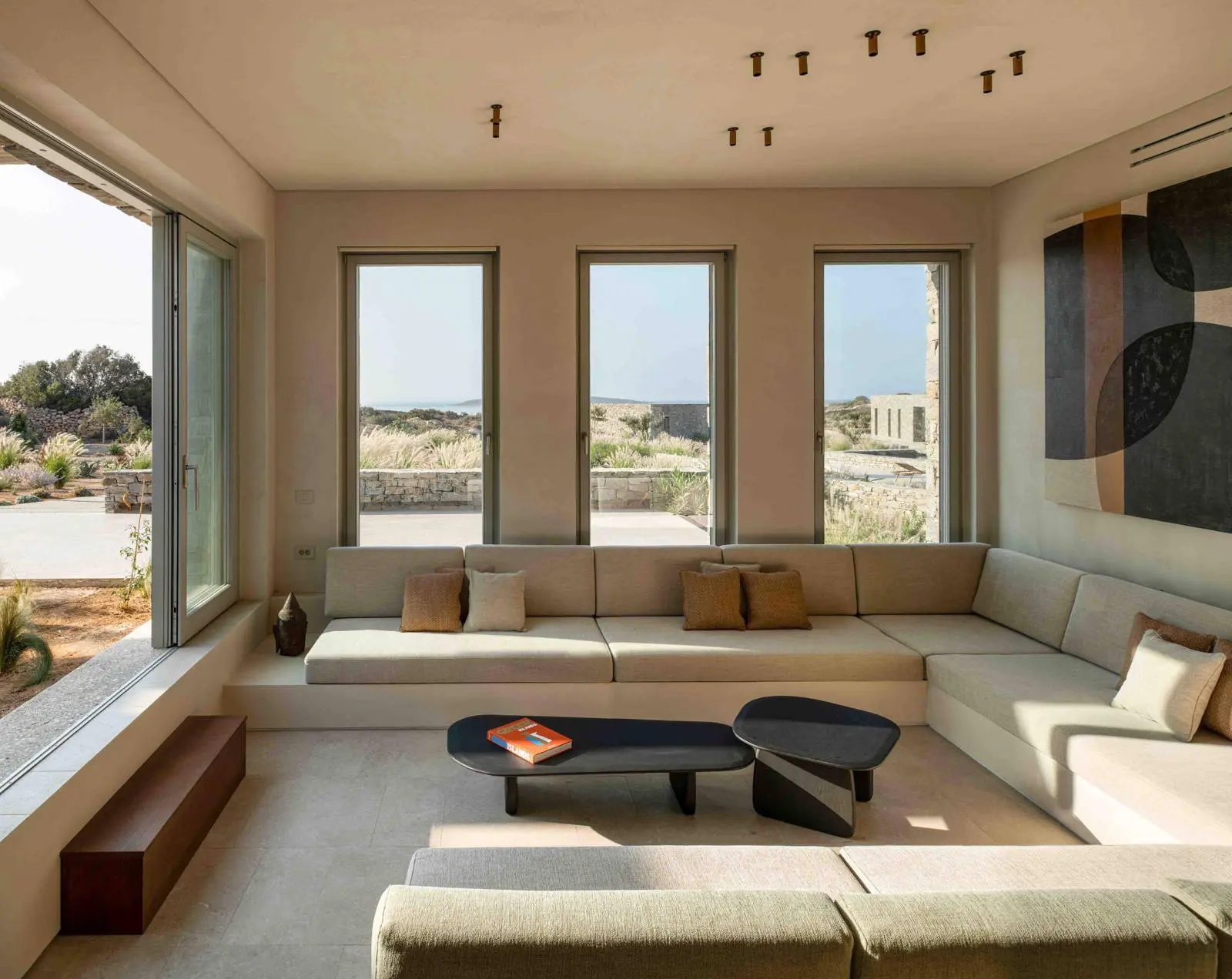 Architectural masterpiece with panoramic sea views on a 9,800 sq.m. estate in Paros