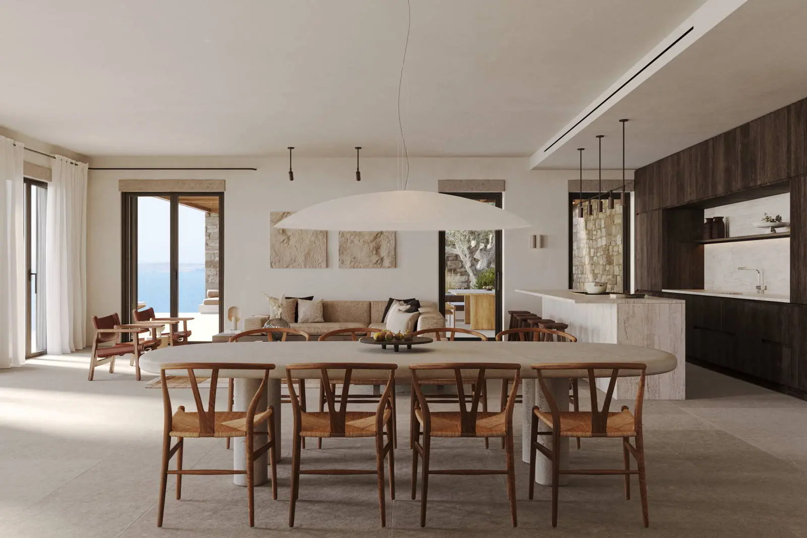 Ultra luxury cycladic sanctuary villa with sunset views in Mykonos