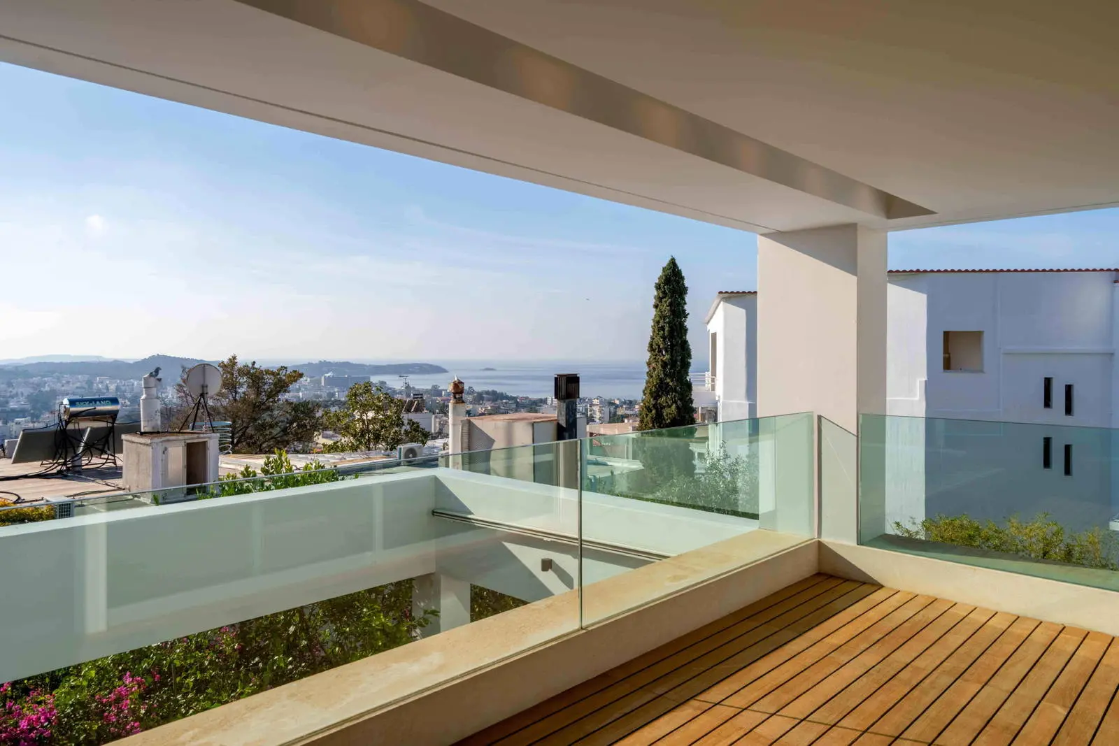 Unique architectural villa with sea views in Voula