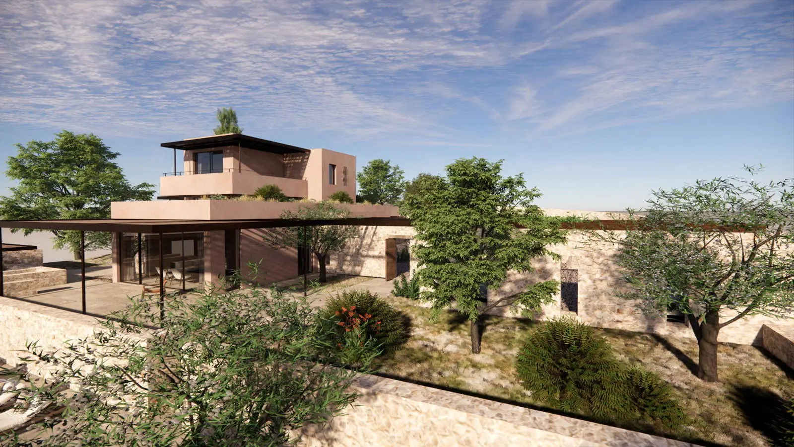 Villa Aeon: Waterfront 425 sq.m. villa with infinity pool and private beach access in Porto Heli