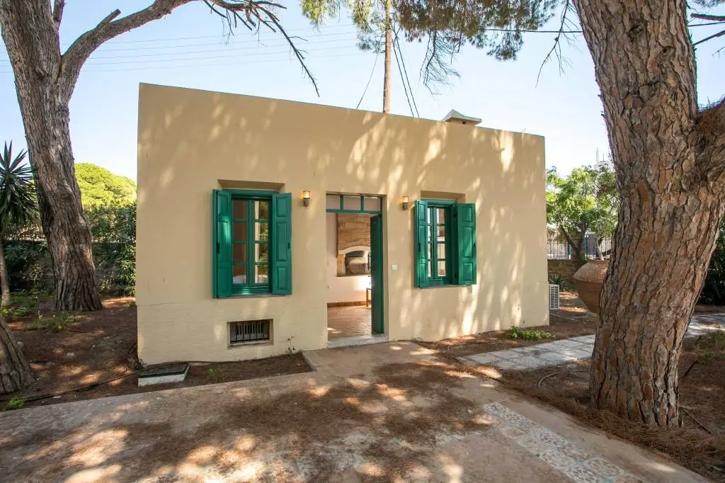 Architectural villa with sea views and historic character near Lindos