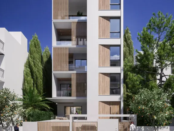 Minimal building with 3 apartments in Golf with sea view