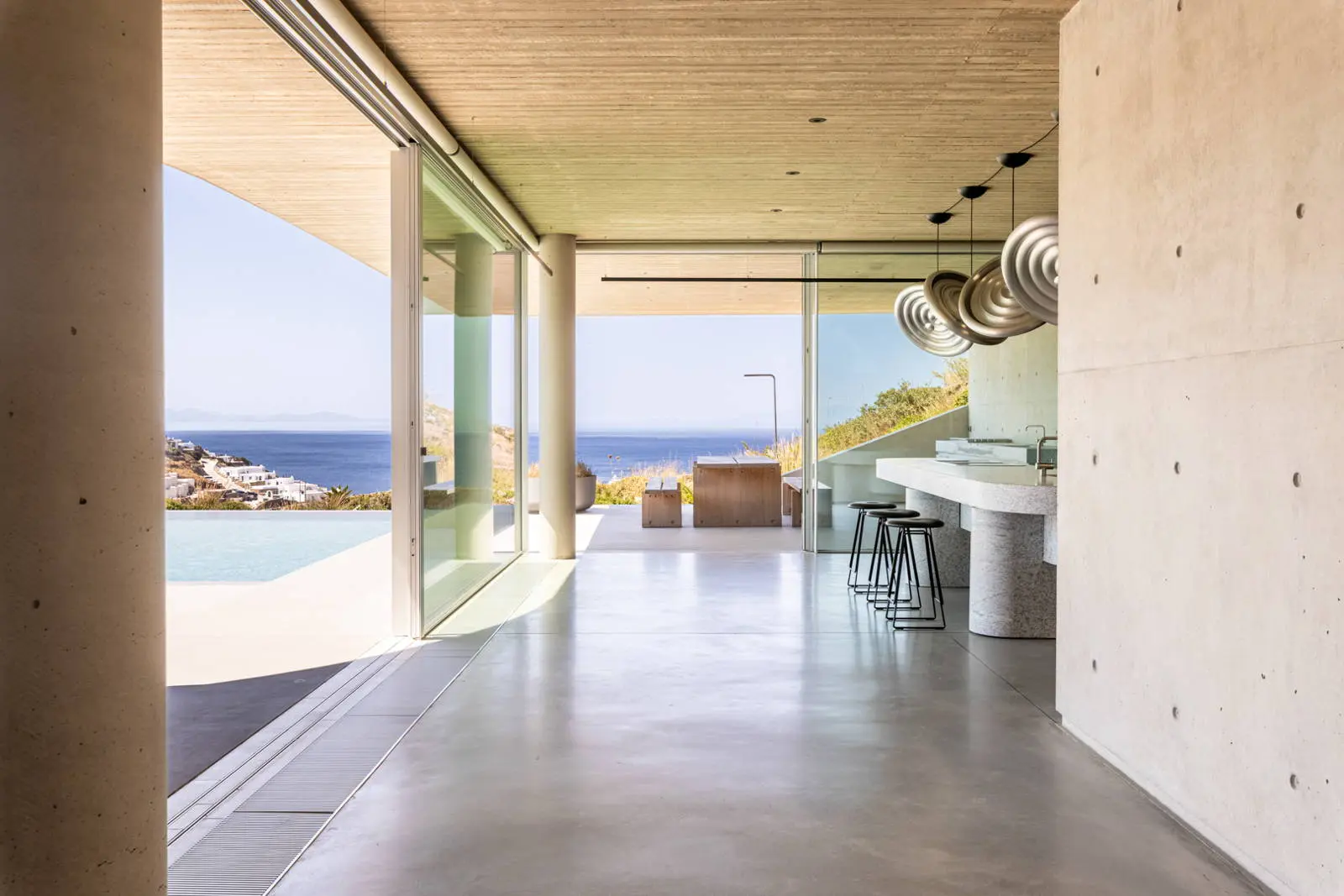 Iconic villa handcrafted by famous designer in Elia, Mykonos