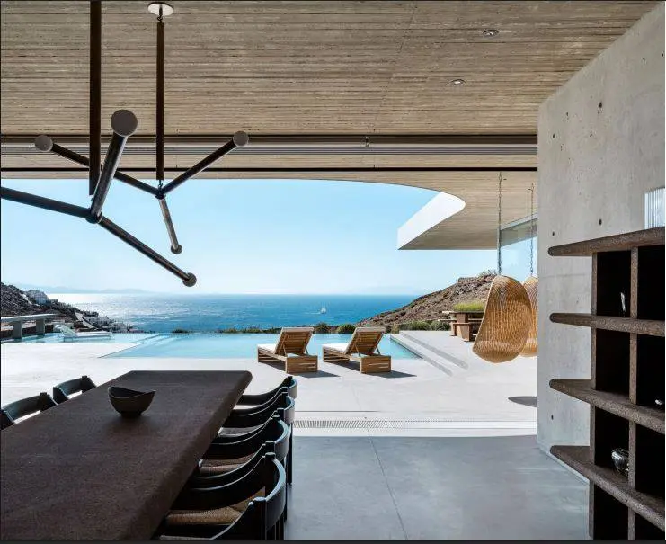 Iconic villa handcrafted by famous designer in Elia, Mykonos