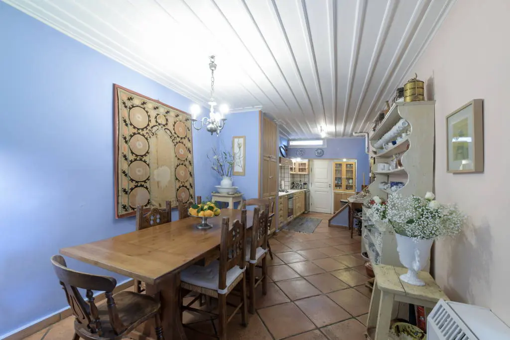 Historic house in Plaka with stunning courtyard and Acropolis view