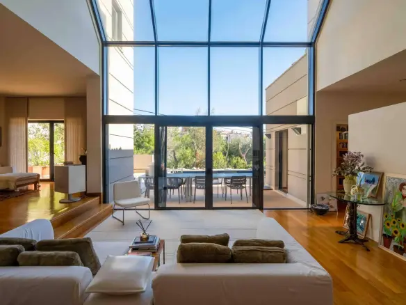 High aesthetic detached house with pool in Upper Voula