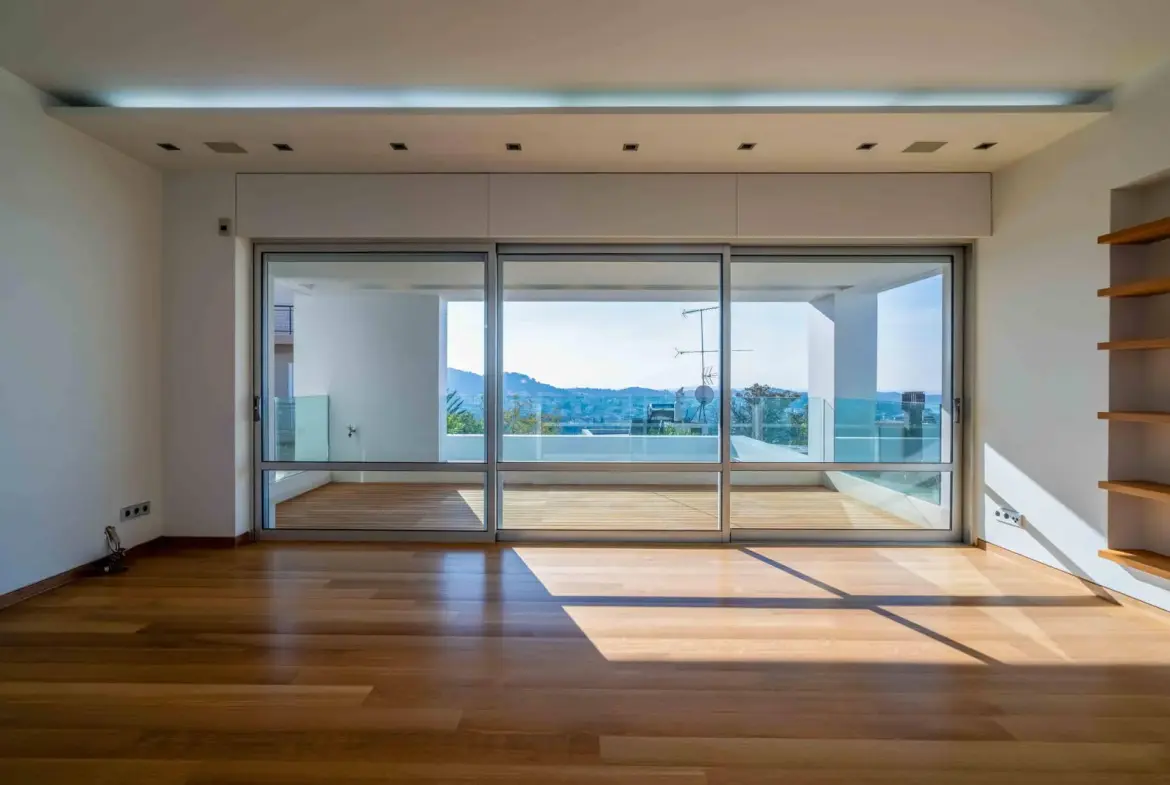 Unique architectural villa with sea views in Voula