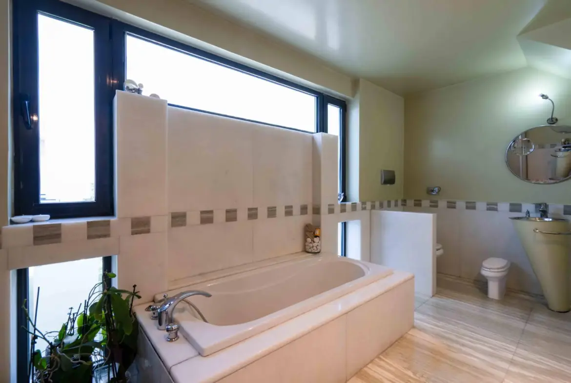 High aesthetic detached house with pool in Upper Voula