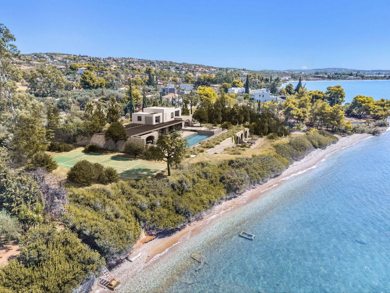 bh-97101d11de42 Villa Kyma – 723 sq.m. beachfront estate with private beach in Porto Heli