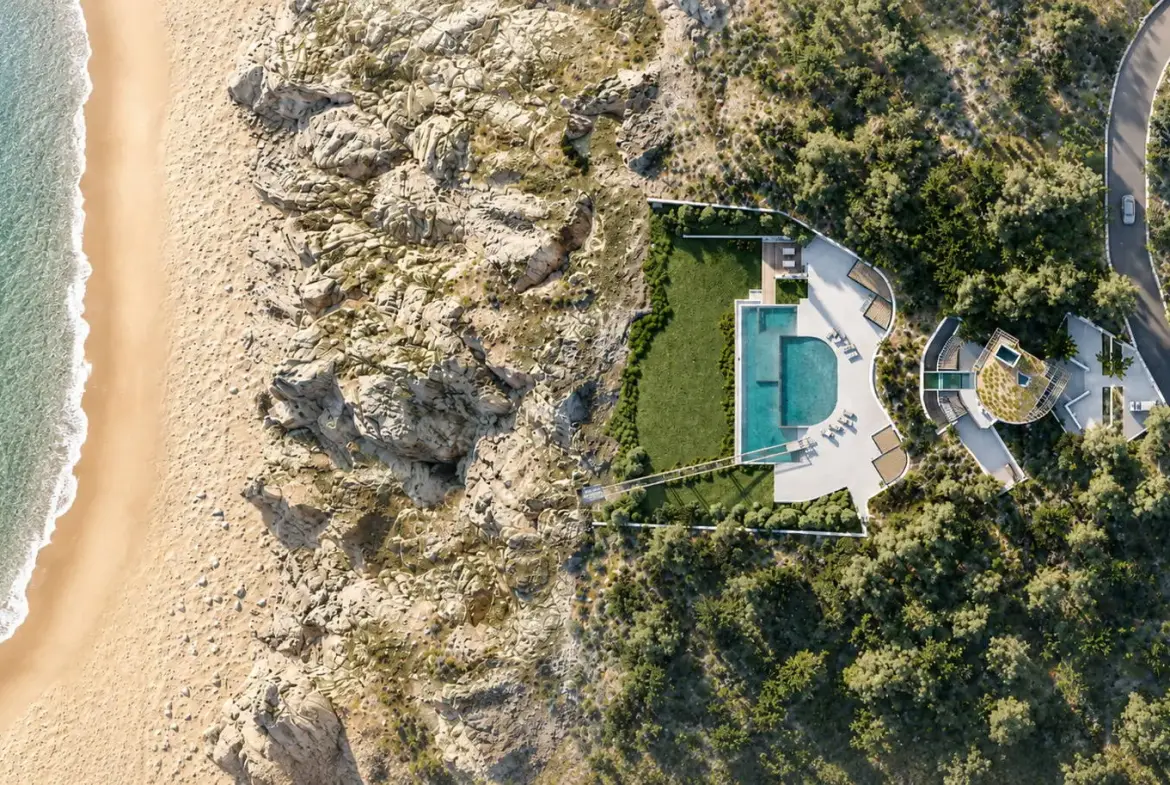 Luxury Off-Plan Villa with Suspended Walkway above Egremni, Lefkada