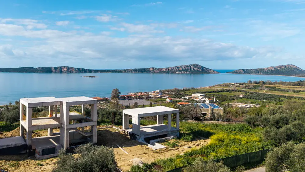 Impressive villa with panoramic views of Navarino bay in Gialova