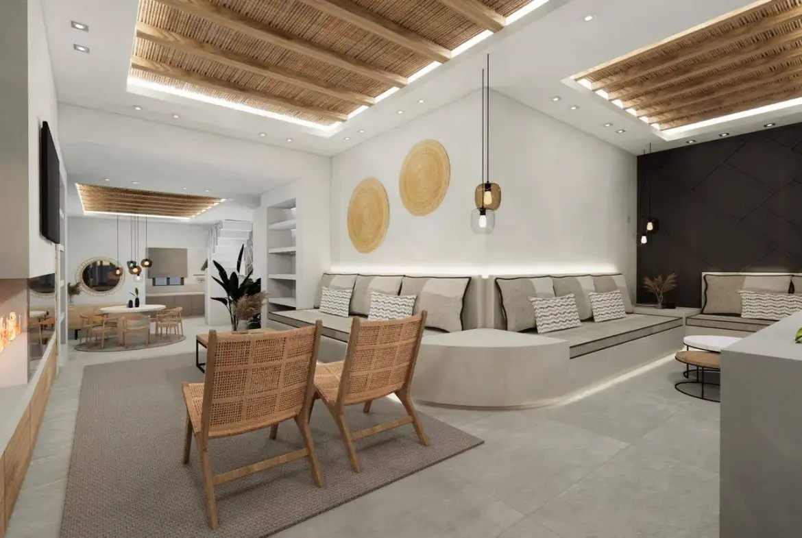 Unique newly built villa overlooking Naousa Bay, Kolymbithres, Paros
