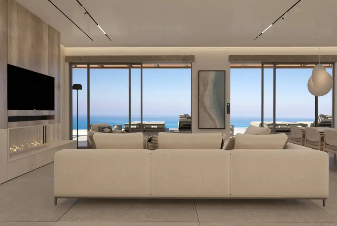 Ultra-Luxury Sunset Cave Villa Above Kathisma Beach