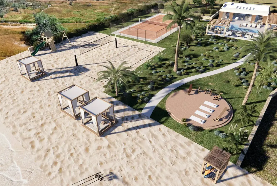 Private beachfront wellness estate in the heart of the Ionian Sea