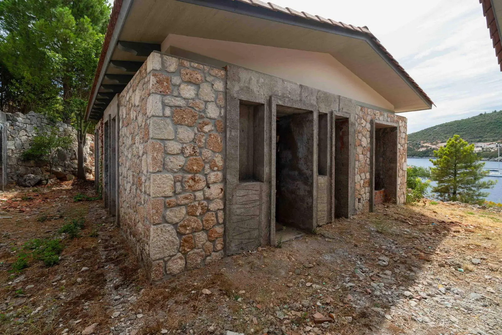 Seafront Villa with Private Mooring at Syvota, Lefkada