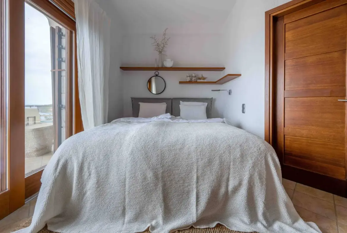 Seafront villa with spa and panoramic views in Pera Melana, Arcadia