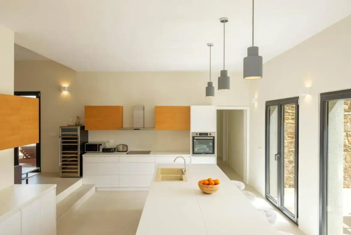 Antiparos exclusive villa with 5 private suites