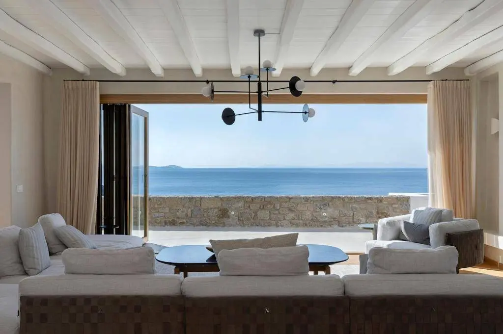 Exclusive Mykonian retreat with sunset views near Mykonos Town