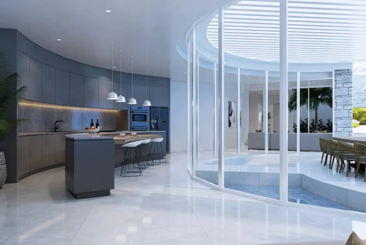 The Ionian Passage – Off-plan beachfront villa with private pontoon in Lefkada