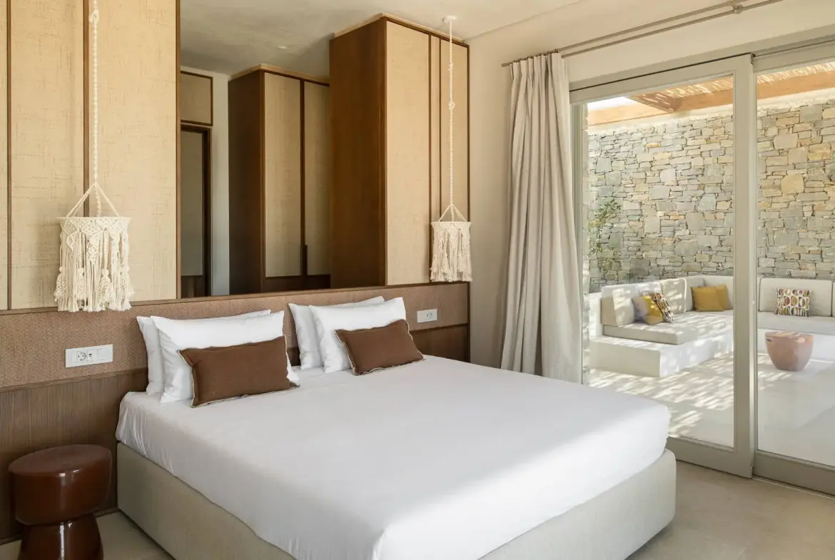 Architectural masterpiece with panoramic sea views on a 9,800 sq.m. estate in Paros