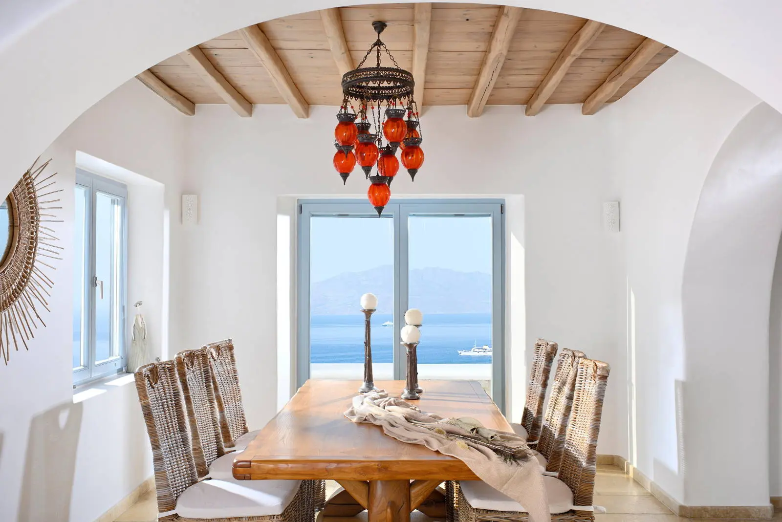 Luxury Estate with Panoramic Views of Mykonos Town