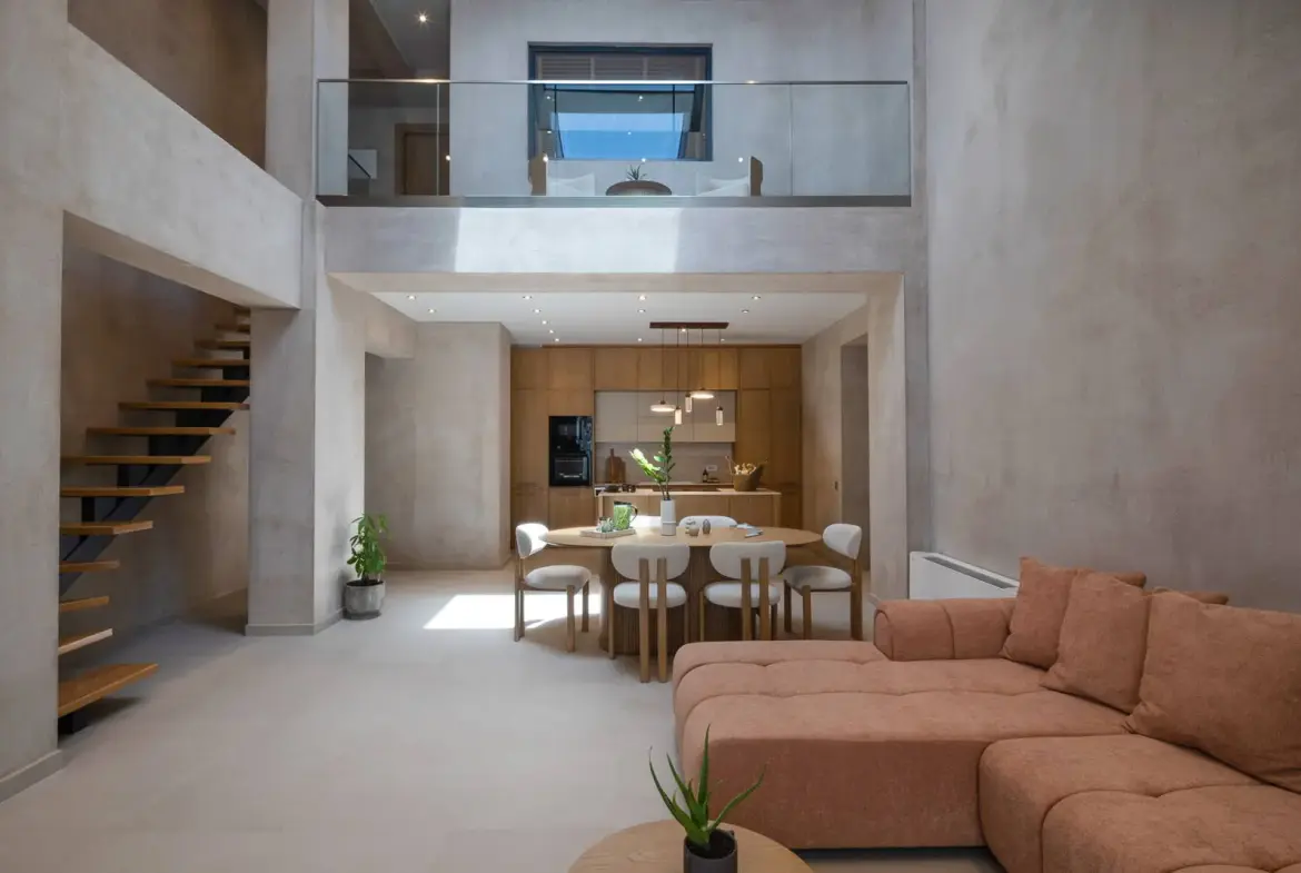 Exclusive earth-sheltered villas with infinity pools & panoramic Ionian Sea view