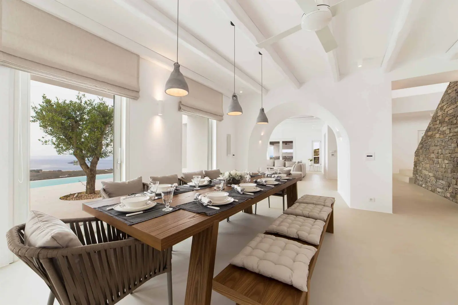 Exclusive 6 bedroom villa with stunning views and private pool in Paros