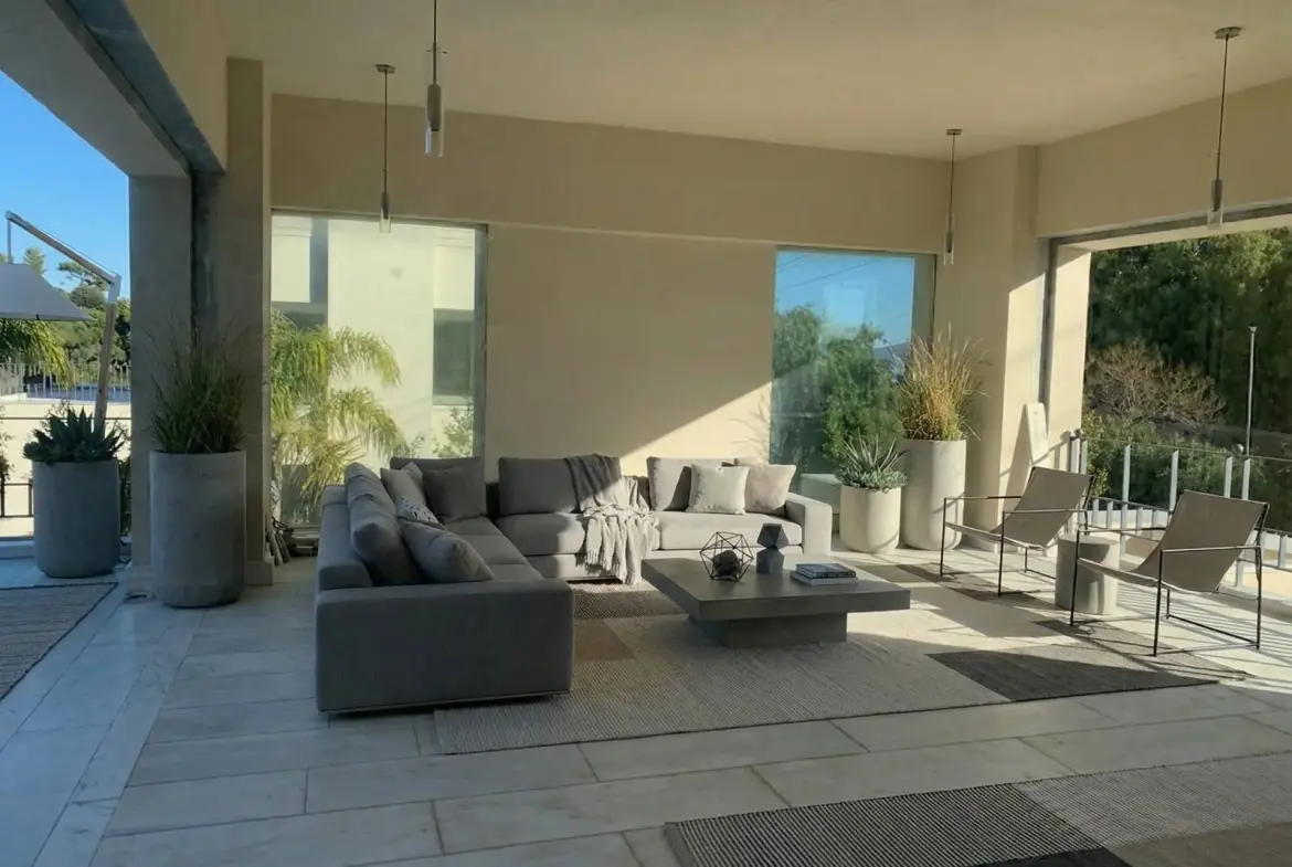 Impressive unfinished five-level villa with swimming pool & wellness area